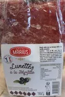 Mängden socker i Lunettes à la Myrtille