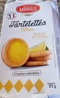 Mängden socker i Tartelettes citron
