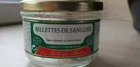 Mängden socker i Rillettes de sanglier