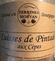 Mängden socker i Cuisses de pintade aux cepes