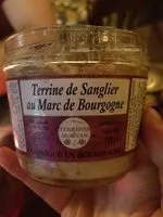 Mängden socker i Terrine de Sanglier ah Marc de Bourgougne