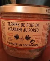 Mängden socker i Terrine de foie de volailles au Porto