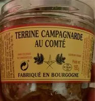 Mängden socker i Terrine campagnarde au comté