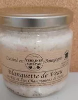 Mängden socker i Blanquette de veau aux riz et aux champignons de Paris.