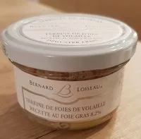 Mängden socker i Terrine de foies de volaille