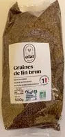 Mängden socker i Graines de lin brun
