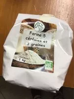 Mängden socker i Farine 5 céréales et 3 graines