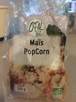 Mängden socker i Maïs pop corn à éclater bio