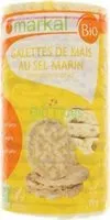 Mängden socker i GALETTES MAIS SEL MARIN SANS GLUTEN
