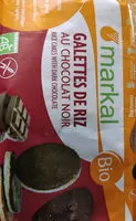 Mängden socker i GALETTES RIZ CHOCOLAT NOIR SANS GLUTEN