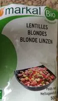 Mängden socker i Lentilles blondes