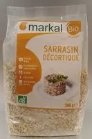 Mängden socker i Sarrasin décortiqué