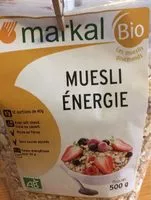 Mängden socker i Muesli Bio, Energie - 500G - Markal