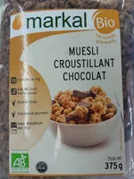 Mängden socker i Muesli croustillant chocolat