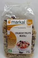 Mängden socker i Muesli Crunchy