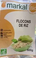 Mängden socker i Flocons de riz bio