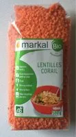 Mängden socker i Lentilles corail