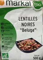 Mängden socker i Lentilles Noires Béluga