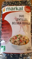 Mängden socker i DUO LENTILLES BELUGA QUINOA