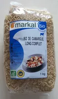 Mängden socker i Riz de camargue long complet