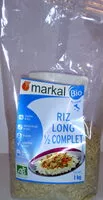 Mängden socker i Riz long 1/2 Complet