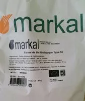 Mängden socker i Farine de blé biologique type 55