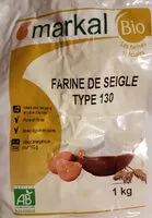 Mängden socker i Farine de seigle type 130