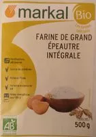 Mängden socker i Farine de grand épeautre intégrale
