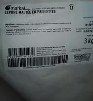 Mängden socker i Levure maltée en paillettes