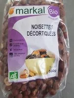 Mängden socker i Noisettes décortiquées