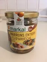 Mängden socker i Marrons Entiers Cuits Vapeurs