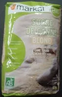 Mängden socker i Sucre de canne blond