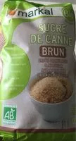 Mängden socker i Sucre de canne brun