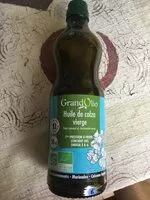 Mängden socker i Huile De Colza Bio, Vierge - 50CL - Grand Olio