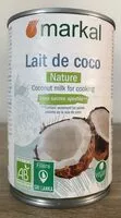 Mängden socker i Lait de Coco Nature