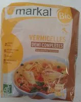 Mängden socker i Vermicelles demi complètes