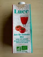 Mängden socker i Jus de tomate bio sans sel ajouté