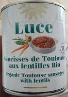 Mängden socker i Saucisse de Toulouse aux lentilles bio
