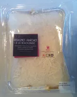 Mängden socker i Lasagnes fraîches à la bolognaise