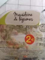 Mängden socker i Macédoine de Légumes