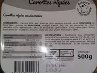 Mängden socker i Carottes râpées assaisonnées