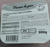 Mängden socker i Museau de porc