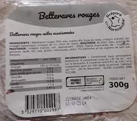 Mängden socker i Betteraves rouges