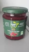Mängden socker i Confiture de fruits rouges
