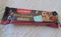 Mängden socker i Barre gourmande Peanuts & Cranberries