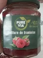 Mängden socker i Confiture de framboise au stevia