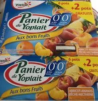 Mängden socker i Panier de yoplait