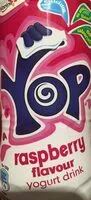 Mängden socker i Yop Drinking Yogurt Raspberry