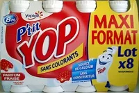 Mängden socker i Yaourt à boire sucré aromatisé