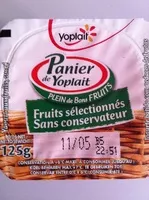 Mängden socker i Panier de Yoplait Fraises
